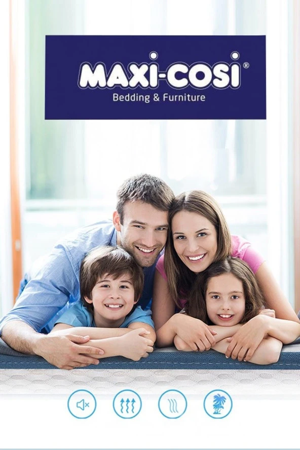 Maxi-Cosi 60x170 Cotton Ortopedik Yatak Şiltesi Visco Yatak Pedi - 6