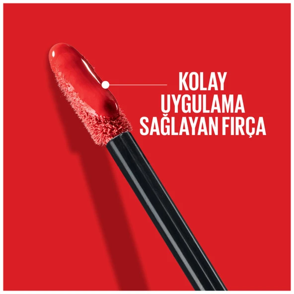 Maybelline New York Super Stay Vinyl Ink Uzun Süre Kalıcı Likit Parlak Ruj 35 Cheeky - 5