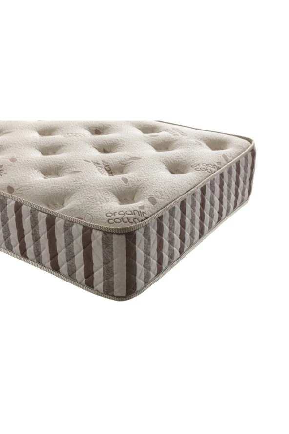 Biobed Ortopedik Yaylı Yatak Lüx Ortopedik Organıc Cotton Yumuşak Tuşeli Yaylı Yatak - 2
