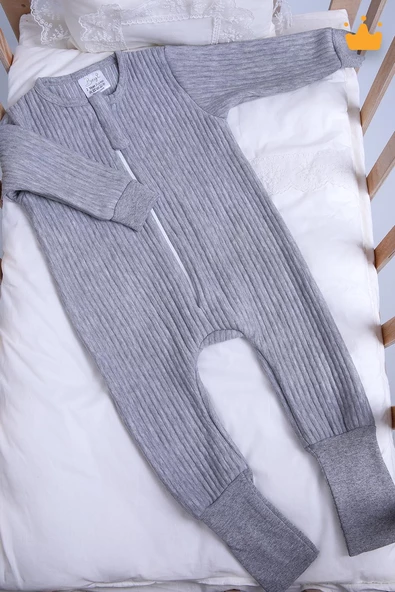 Begisa 2-8 Yaş 1.5 Tog Kapitone Çocuk Uyku Tulumu Unisex Uzun Kollu Uyku Tulumu - 9