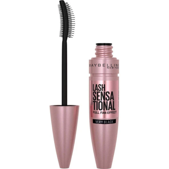 Maybelline New York Lash Sensational Yelpaze Etkili Siyah Maskara