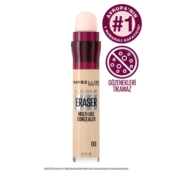 Maybelline New York Instant Anti Age Eraser Kapatıcı - 00 Ivory - 2
