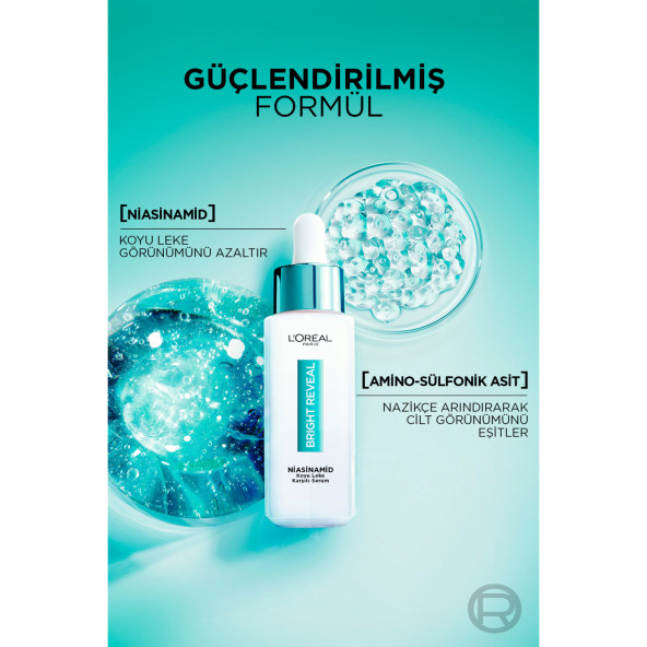 L'oreal Paris Bright Reveal Sivilce, Güneş, Yaşlanma Lekelerinde Etkili Koyu Leke Karşıtı Serum 10% Niasinamid - 3