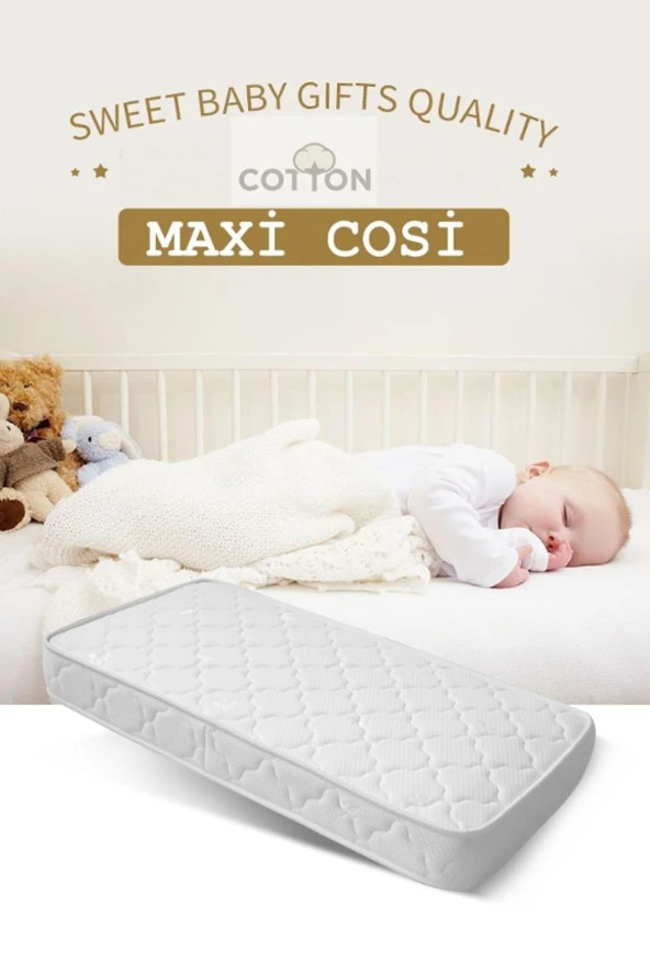 Maxi Cosi Sweet Cotton 50x80 Cm Ortopedik Yaylı Yatak Ortopedik Lüx Cotton 50x80 Yaylı Yatak ürün görseli