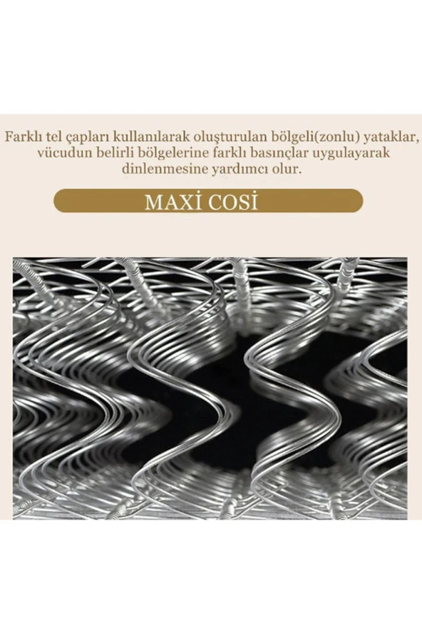 Maxi Cosi Sweet Cotton 60x110 Cm Ortopedik Yaylı Yatak Ortopedik Lüx Cotton 60X110 Yaylı Yatak - 6