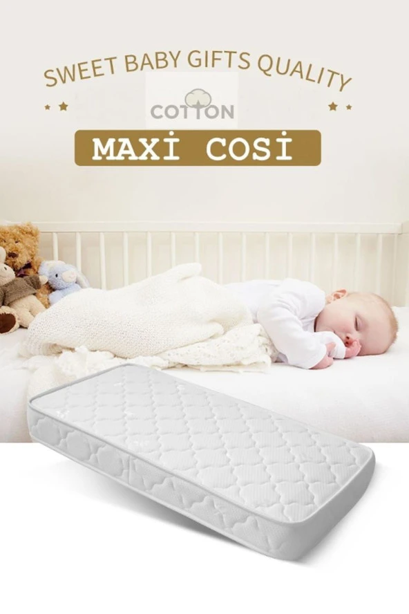 Maxi Cosi Sweet Cotton 60x110 Cm Ortopedik Yaylı Yatak Ortopedik Lüx Cotton 60X110 Yaylı Yatak