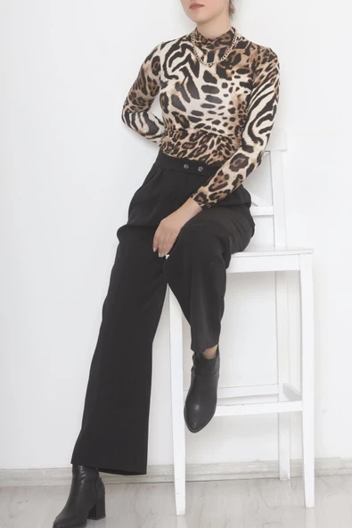 Palazzo Pantolon Siyah - 20836.683. - 5