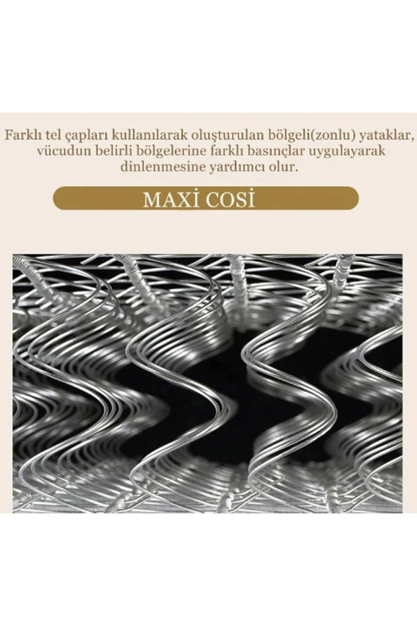 Maxi Cosi Sweet Cotton 70x130 Cm Ortopedik Yaylı Yatak Ortopedik Lüx Cotton 70X130 Yaylı Yatak - 6