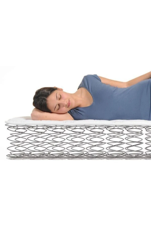 DELÜXE Jakarlı Ortopedik Yaylı Yatak 75x170 Cm - Resim 4