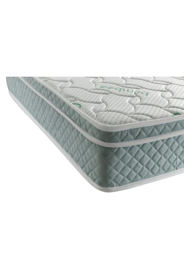 60x170 Kuş Tüyü Pedli Soft Ortopedik Yaylı Yatak - Resim 3