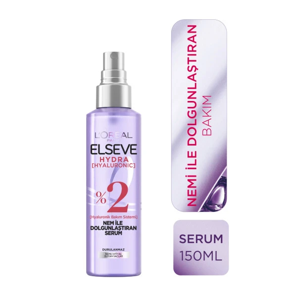 L'Oréal Paris Elseve Hydra [Hyaluronic] Nem ile Dolgunlaştıran Serum 150ml