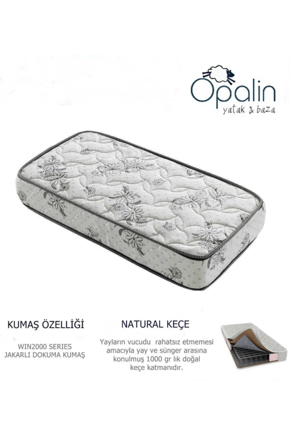 OPALİN TUĞRALI 80x200 Cm ORTOPEDİK YAYLI YATAK - 2