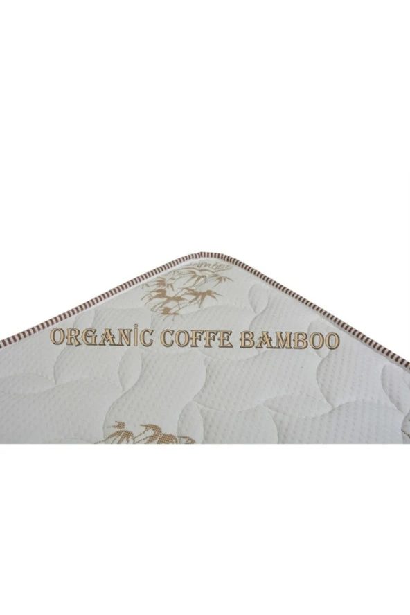 Coffee Bamboo Kuş Tüyü Pedli Ortopedik Yaylı Yatak - 4