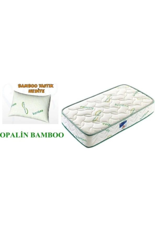 Ortopedik Bambu Yatak Tek Kişilik Yatak Bamboo Yastık Hediyeli Yaylı Yatak