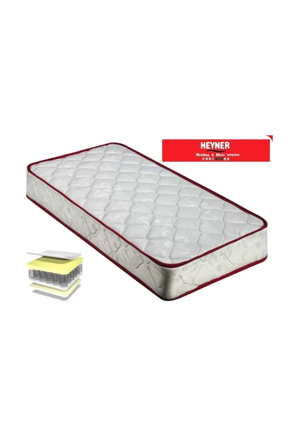 DELÜXE Jakarlı Ortopedik Yaylı Yatak 90x185 Cm - Resim 3