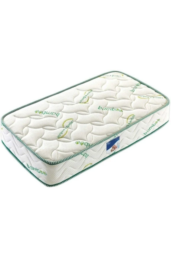 Ortopedik Bambu Yatak Tek Kişilik Yatak Bamboo Yastık Hediyeli Yaylı Yatak - Resim 2