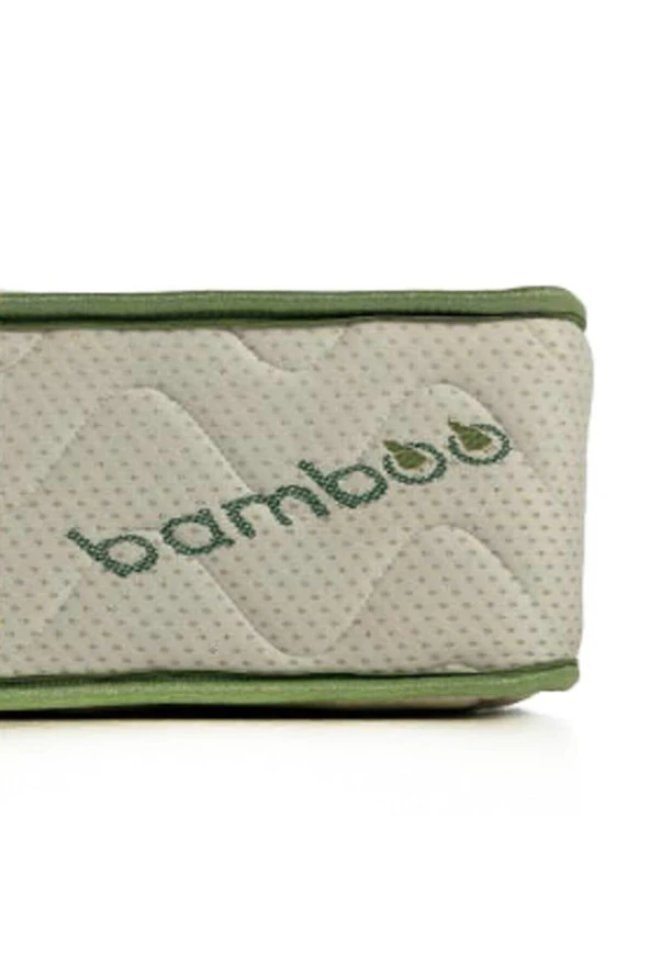 Bamboo Kumaş Ortopedik Yaylı Yatak Lüx Soft Ortopedik Yaylı Yatak 80x200 Cm Yaylı Yatak - Resim 3