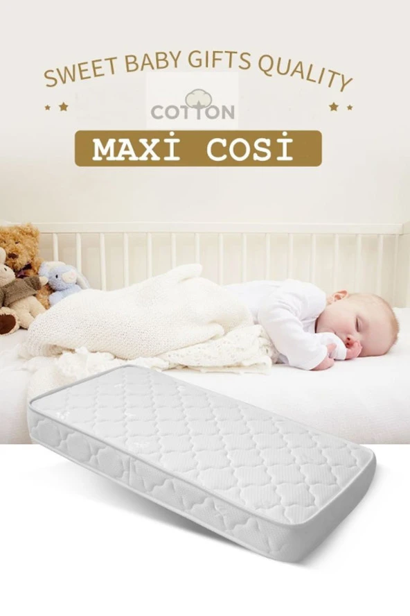 Maxi Cosi Sweet Cotton 100x200 Cm Ortopedik Yaylı Yatak Ortopedik Lüx Cotton 100X200 Yaylı Yatak