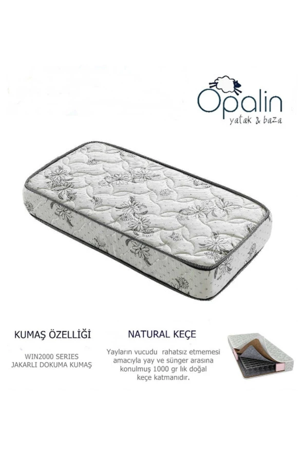 OPALİN TUĞRALI 110x200 Cm ORTOPEDİK YAYLI YATAK - 2