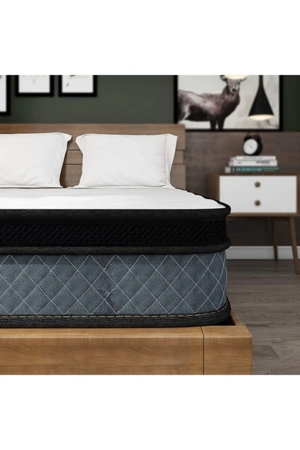 P.c Parrot Asteroit Ortopedik Yaylı Yatak Tek Kişilik Ve Çift Kişilik Yatak - Resim 3