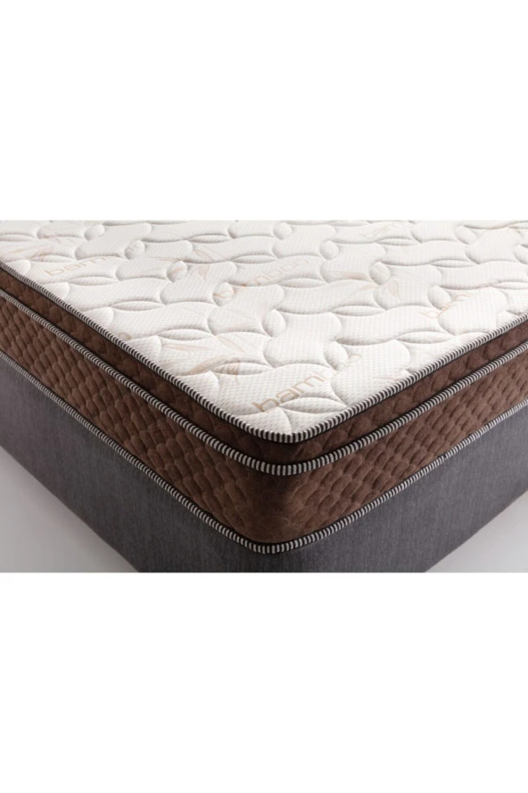 Opalin Tek Kişilik Ve Çift Kişilik Ultra Ortopedik Ultra lüx Bambu Yaylı Yatak - Resim 5