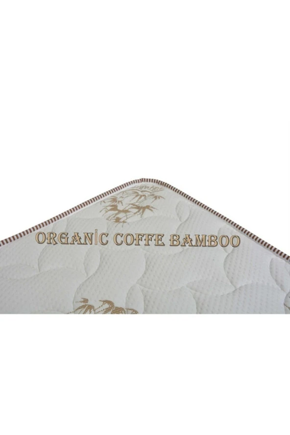 Heyner Coffee Bamboo Kuş Tüyü Pedli Tek Kişilik Ve Çift Kişilik Ortopedik Yaylı Yatak - 4