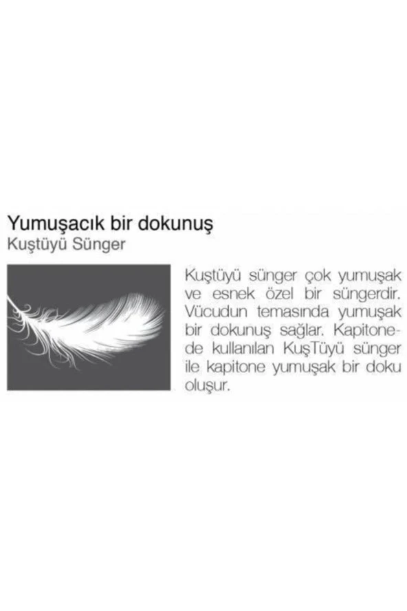 100X200 Maxi Cosi Events Bamboo Ortopedik Yatak 100*200 Kuş Tüyü Pedli Ortopedik Bamboo Yaylı Yatak - Resim 5