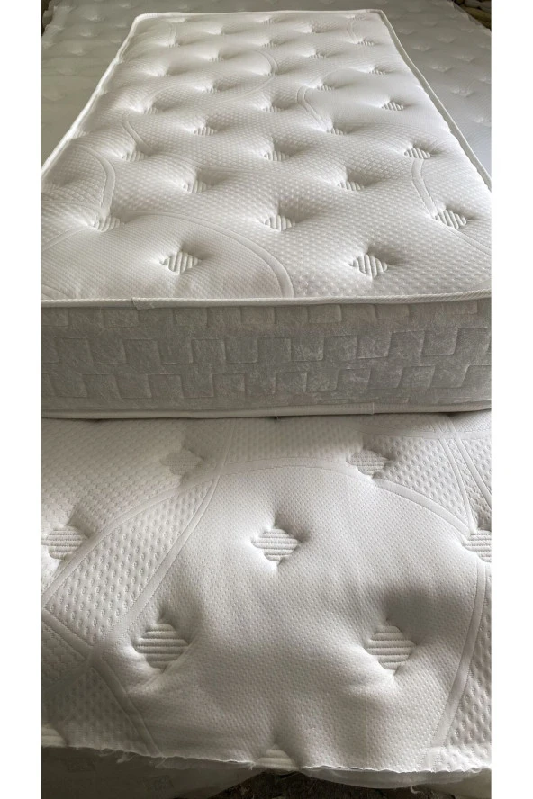90X190 ORTOPEDİK COTTON YAYLI YATAK TEKKİŞİLİK YAYLI YATAK - 4
