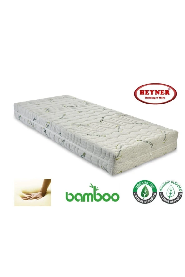 140x200 Bamboo Fermuarlı Ortopedik Visco Yatak - Resim 2