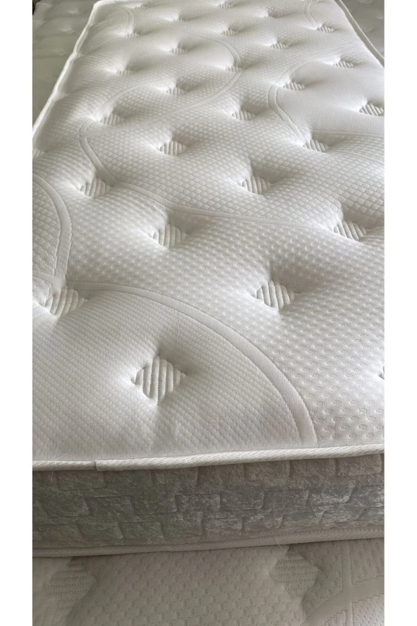 90X190 ORTOPEDİK COTTON YAYLI YATAK TEKKİŞİLİK YAYLI YATAK - 2
