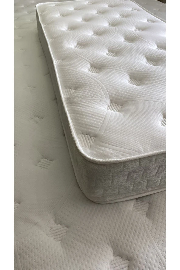 90X190 ORTOPEDİK COTTON YAYLI YATAK TEKKİŞİLİK YAYLI YATAK - 3