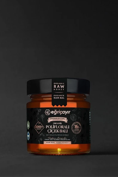 Organik Çiğ Tahin 230 gr + Organik Polifloralı Bal 300 gr - 3