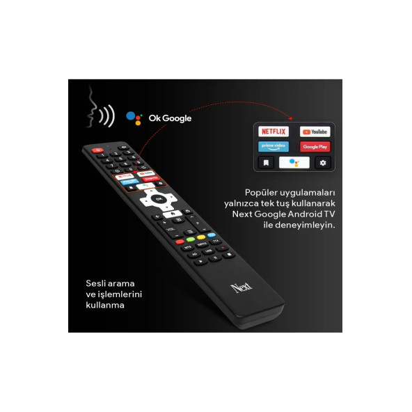 Next YE-43020GG4 Full HD 43" 109 Ekran Uydu Alıcılı Google Smart LED TV - 7