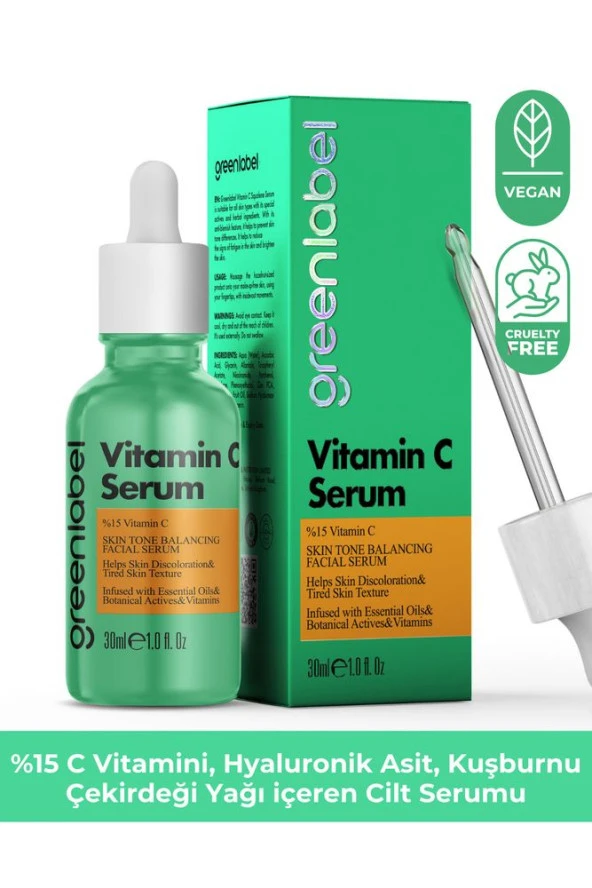 C Vitamini Cilt Serumu Canlandırıcı Ve Aydınlatıcı Etkili 30 ml