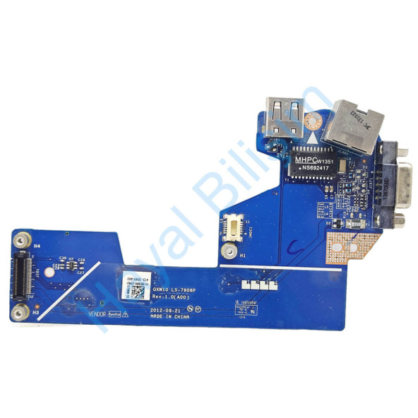 2.EL - Orjinal Dell Latitude E5530 P28G Notebook Vga Usb Ethernet Kart - LS-7908P CN-0826R6 455NVB31L02