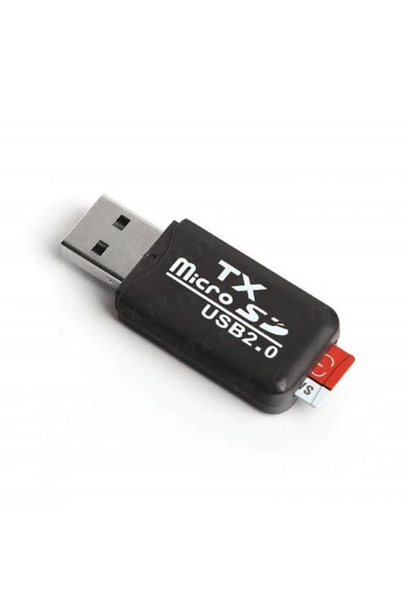 Usb 2.0 Microsd Kart Okuyucu - Siyah Ucr204