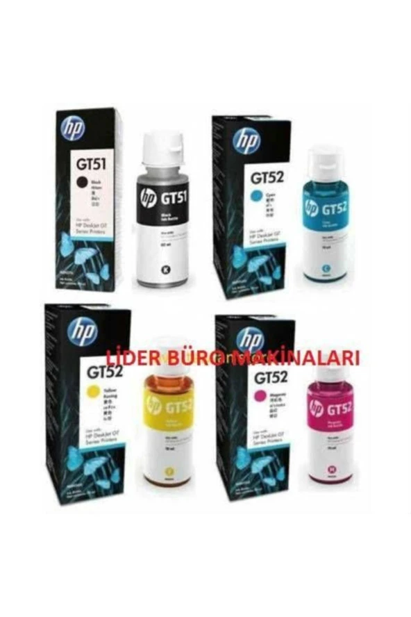 Gt51, Gt52 Orjinal Kartuş 4 Lü Set Ücretsiz Kargo ürün görseli