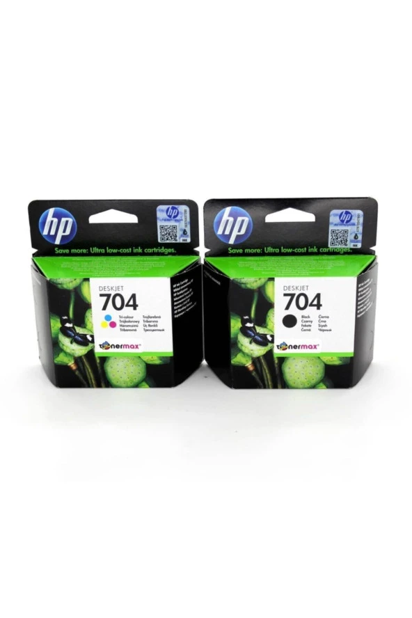 704 Cn692a / Cn693a /  Siyah Ve Renkli Kartuş ürün görseli