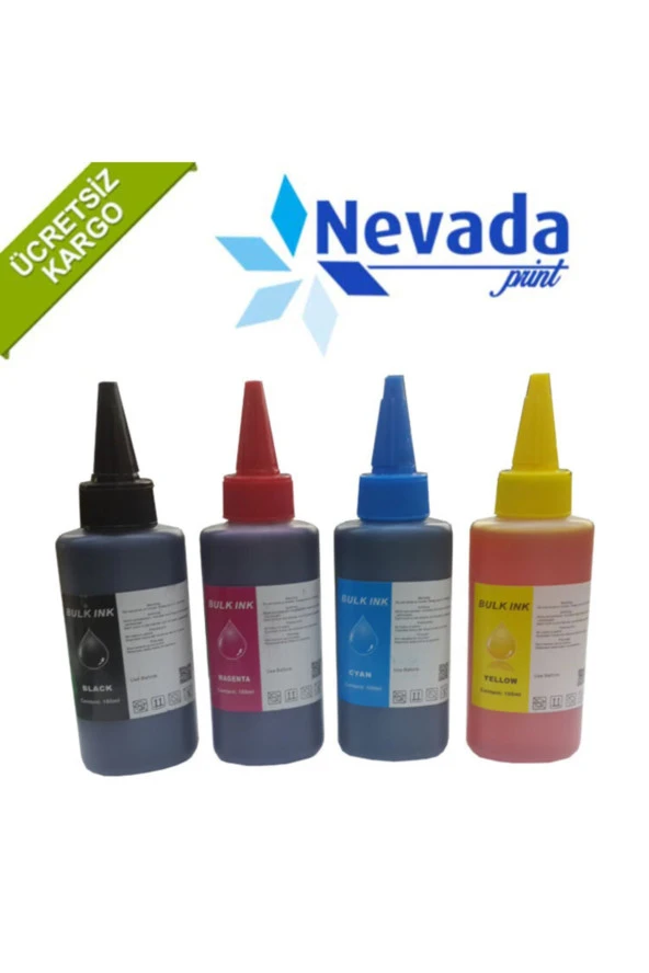 Uyumlu Kartuş Mürekkebi 4 Renk 100ml ürün görseli