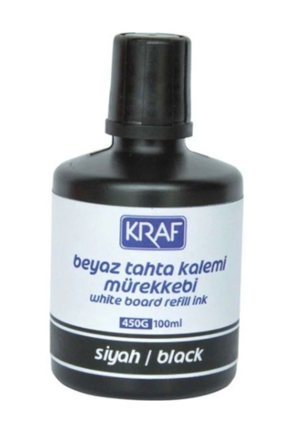 Beyaz Tahta Kalem Mürekkebi 100ml Siyah 450g 6'lı Paket ürün görseli 1