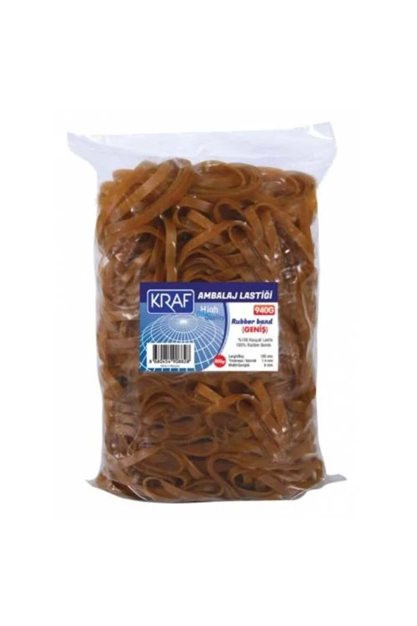 Ambalaj Lastiği %100 Kauçuk 500gr Geniş 940g - 8680454908828 ürün görseli