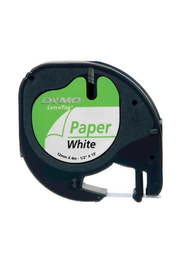 Kağıt Şerit Beyaz Etiket 12 Mm X 4 M 59421 ürün görseli