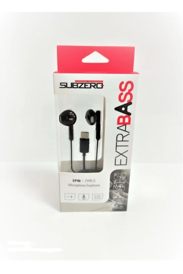 Siyah Mikrofonlu Extra Bass Mikrofonlu Kulakiçi Kulaklık ürün görseli