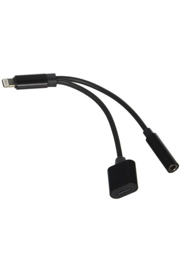 Iphone Uyumlu Kulaklık Dönüştürücü Şarj Çoğaltıcı Çoklayıcı Adaptör Jh-016 - Resim 2
