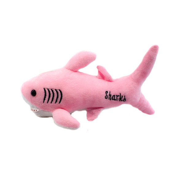 Oyuncak Köpek Balığı Pelüş  26 Cm Pembe - 2