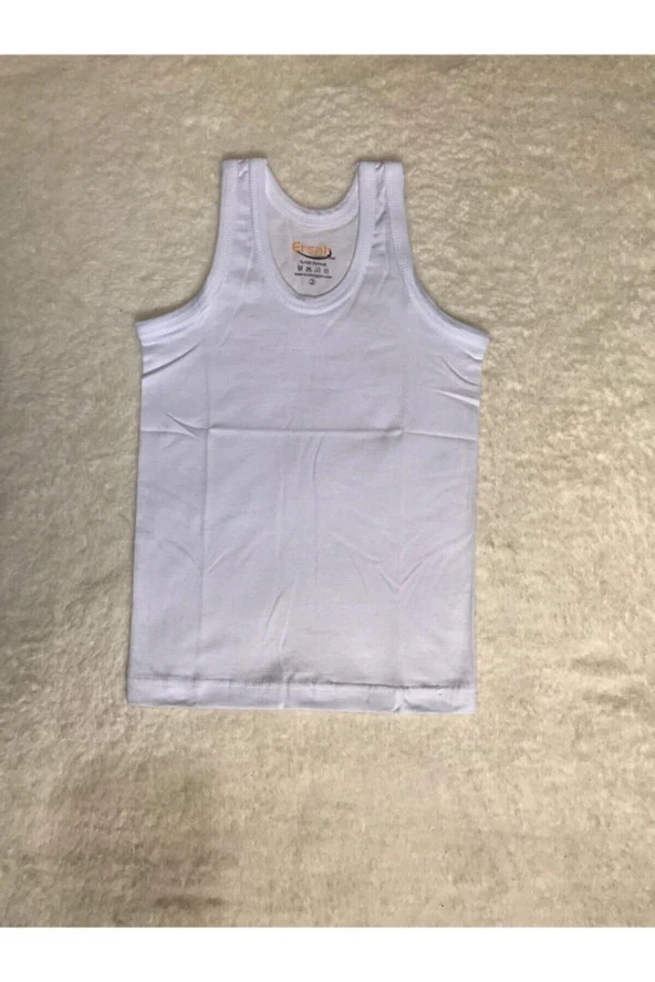 Erkek Çocuk Beyaz Penye Atlet ürün görseli