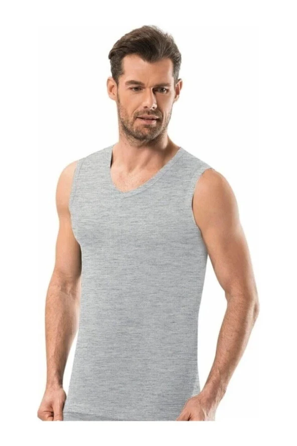 Likralı Sıfır Kol V Yaka ürün görseli