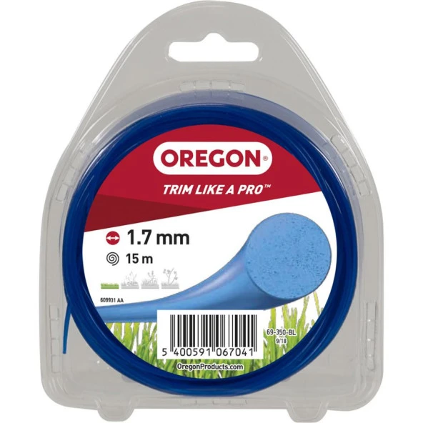 Oregon 69-350-BL Misina 1.7mm 15m Mavi Yuvarlak - 1