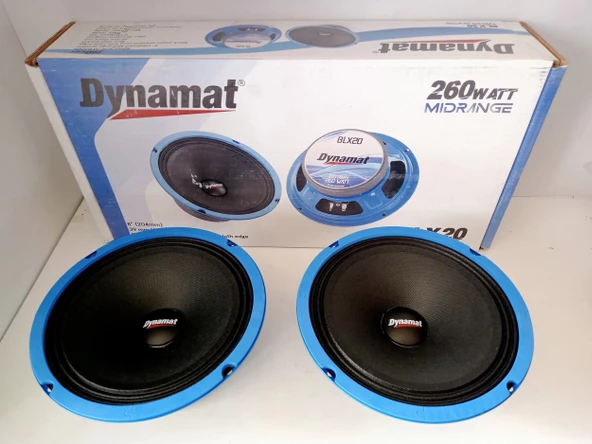 Dynamat 20 Cm Midrange Dynamat BLX20 260W Maksimum 100W RMS Midrange 20CM 1 Takım - 3