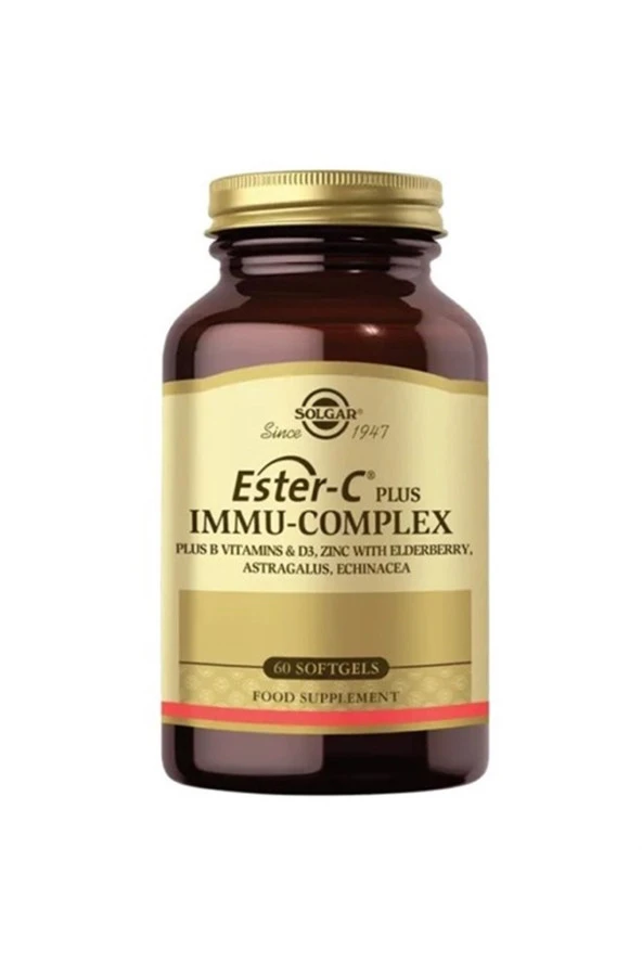 Solgar Ester-C Plus Immu-Complex 60 Softgel ürün görseli